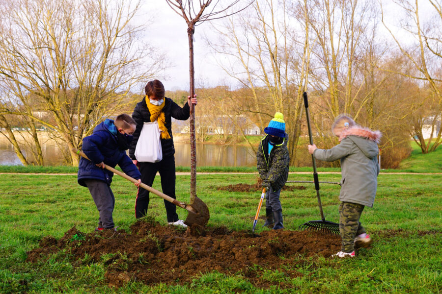 Plantation d’un verger public 