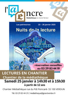 Lectures en chantier – Nuits de la lecture 2025