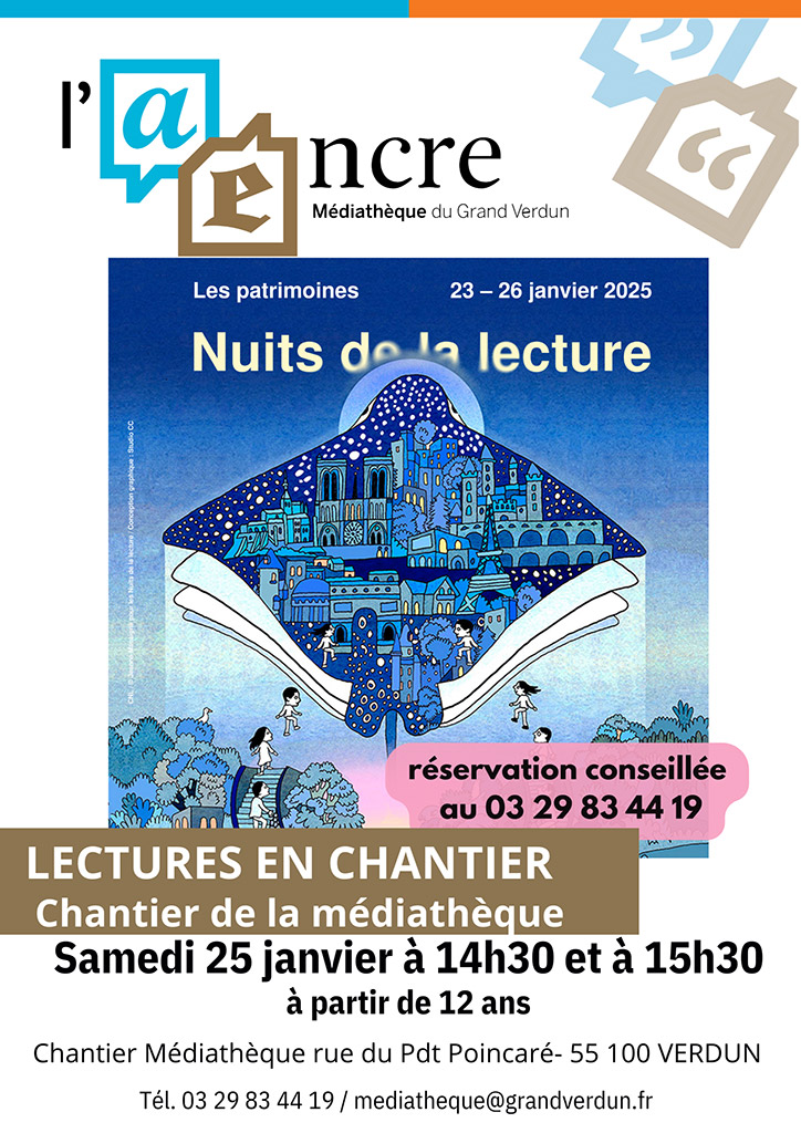 Lectures en chantier – Nuits de la lecture 2025