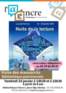 Nuit de la Lecture – Visite des manuscrits